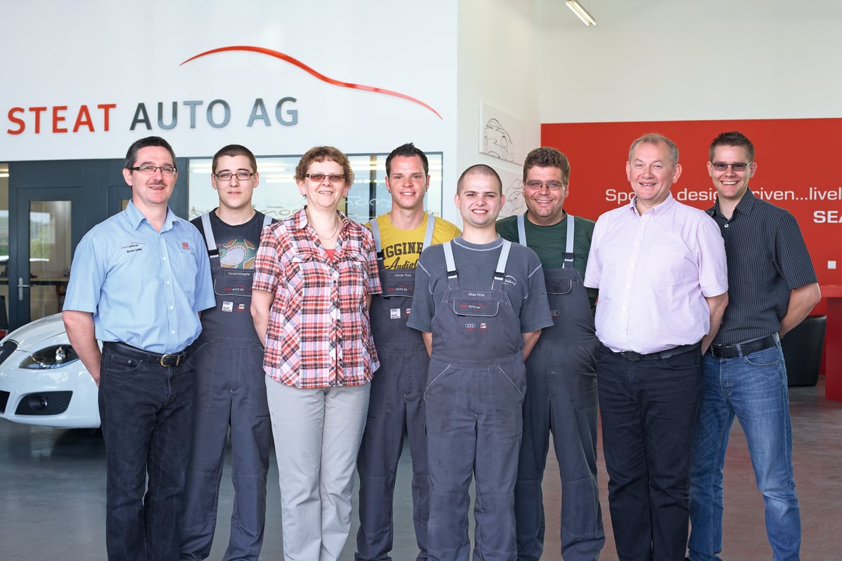 Steat Auto AG Amriswil_Team 2012
